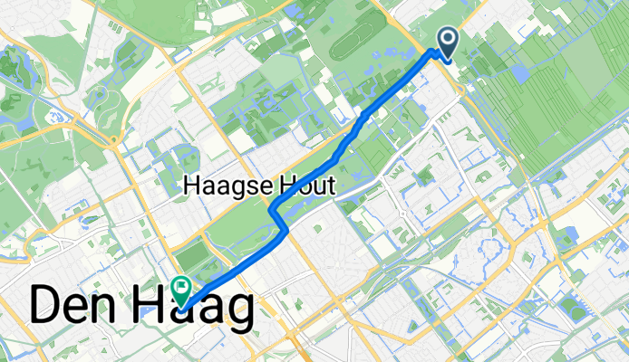 Zijdeweg, Wassenaar do Korte Poten, Haga