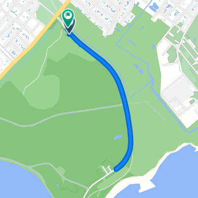 Buffalo St, 纽约市 to Multiuse Path, 纽约市