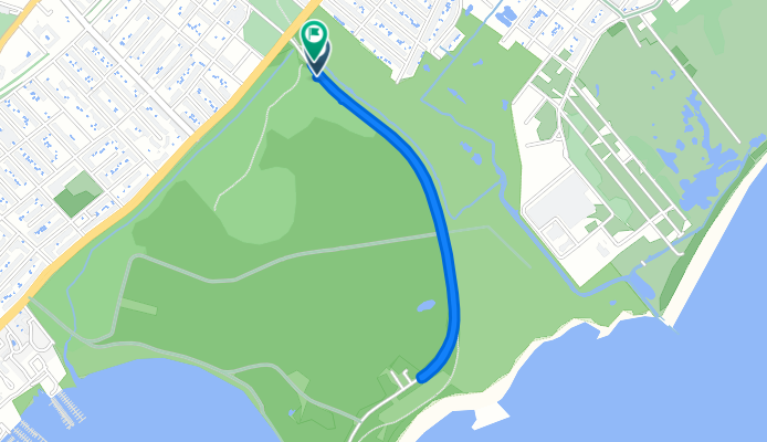 Buffalo St, 纽约市 to Multiuse Path, 纽约市