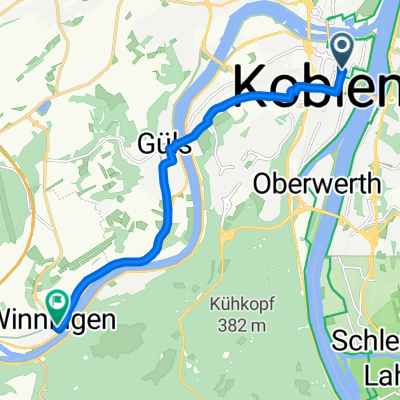 Casinostraße, Koblenz to Bachstraße, Winningen