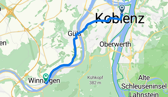 Casinostraße, Koblenz to Bachstraße, Winningen