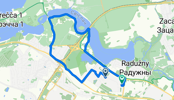 53.938, 27.466 до 53.936, 27.477