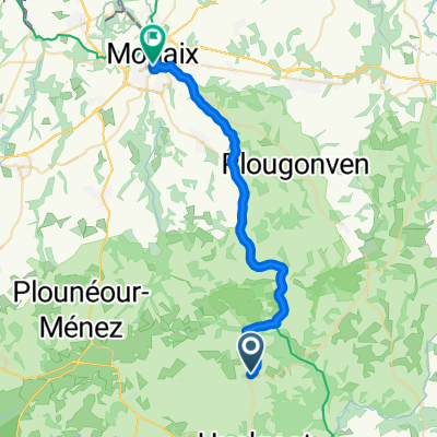 Berrien to Morlaix