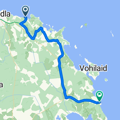 Roograhu, Hiiessaare to Heltermaa sadam, Heltermaa