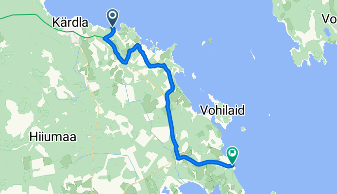 Roograhu, Hiiessaare to Heltermaa sadam, Heltermaa