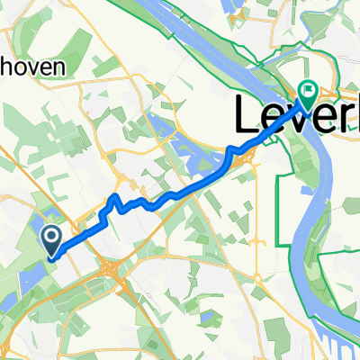 Fröbelstraße, Köln nach Rheinallee, Leverkusen