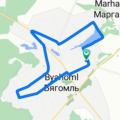 Садовая улица, Бегомльский до Садовая улица, Бегомльский
