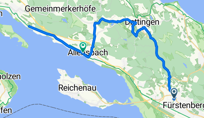Zimmererweg, Konstanz nach Radolfzeller Straße, Allensbach