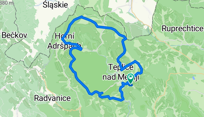 Lachov, Teplice nad Metují to Lachov, Teplice nad Metují