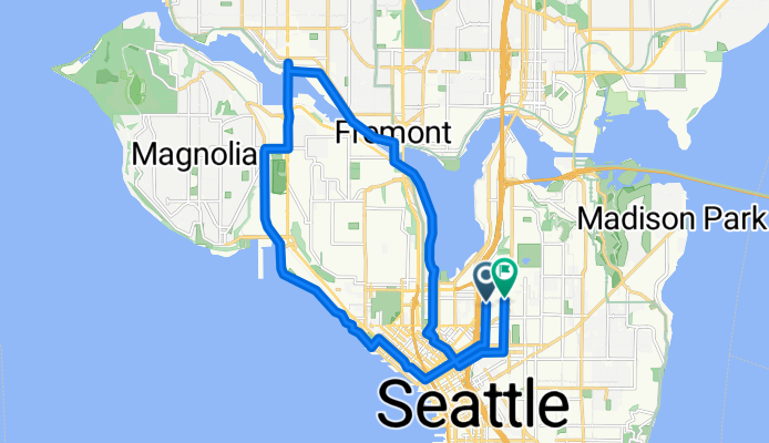 East Harrison Street to East Mercer Street