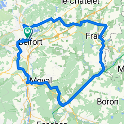 De Rue Philippe Berger à Rue Philippe Berger 70 km plat