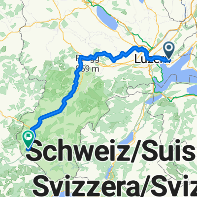 Von Z nach Marbach Entlebuch LU