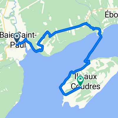 Rue René-Richard, Baie-Saint-Paul to L'Isle-aux-Coudres