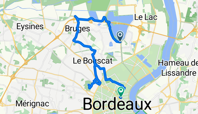 De Bordeaux à Place des Quinconces