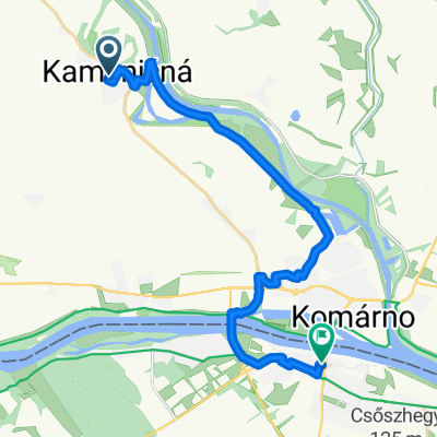 Kameničná, Keszegfalva - Erzsébet tér, Komárom