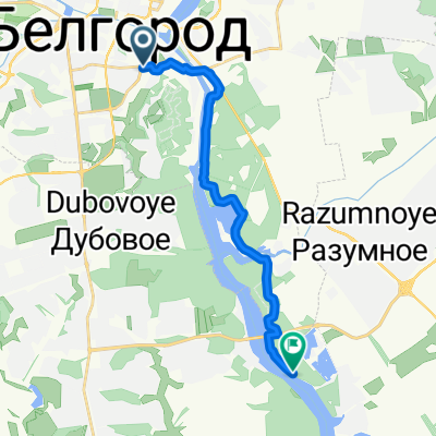 маршрут из улица Губкина
