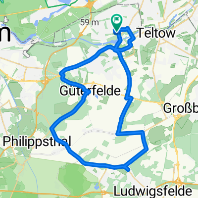 Arnold-Schönberg-Ring, Kleinmachnow nach Arnold-Schönberg-Ring, Kleinmachnow