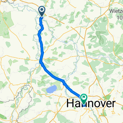 Verden nach Hannover