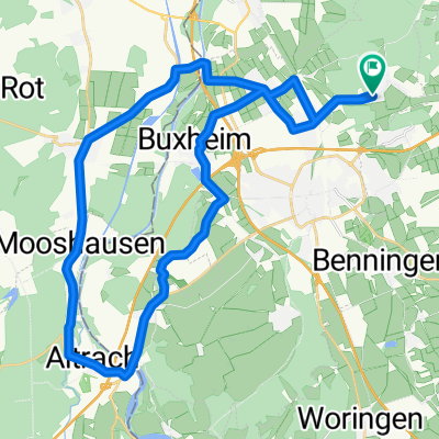Feilitzschstraße, Memmingen nach Amendinger Straße, Memmingen