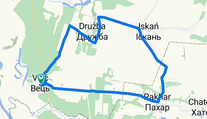 Веть-Дружба-Искань-Красный пахарь-Веть.