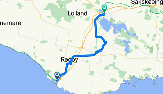 Baltic Way 5 Ăstre Kaj, Rødby to C E Christiansens Vej, Maribo
