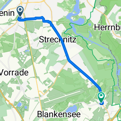 Kronsforder Allee, Lübeck nach Am Sonnenberg, Groß Grönau