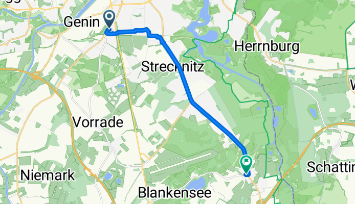 Kronsforder Allee, Lübeck nach Am Sonnenberg, Groß Grönau