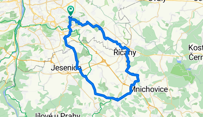 Mezi potoky, Praha 15 do Mezi potoky, Praha 15