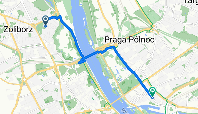 Route to Port Praski