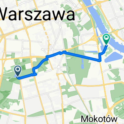 От Aleja Niepodległości до Bulwar Flotylli Pińskiej