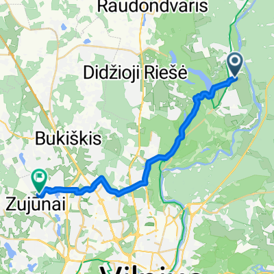 Kryžiokų Sodų 5-oji g., Vilnius to Ežero g., Antežeriai