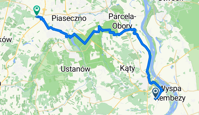 From Gmina Góra Kalwaria to Lesznowola