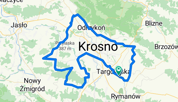 From Miejsce Piastowe to Krosno