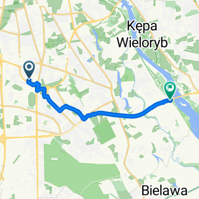 Z Modzelewskiego, Warszawa do most Anny Jagiellonki, Warszawa