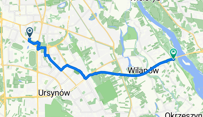 Z Modzelewskiego, Warszawa do most Anny Jagiellonki, Warszawa