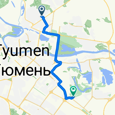 улица Доронина, Тюмень до Ленинский административный округ, Тюмень