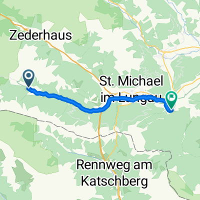Vordermuhr, Muhr nach Dorfstraße, St. Margarethen im Lungau