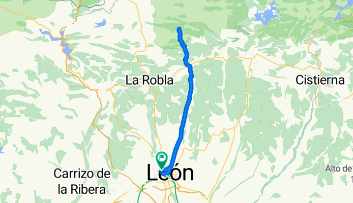 81 km. León, Felmín, León.