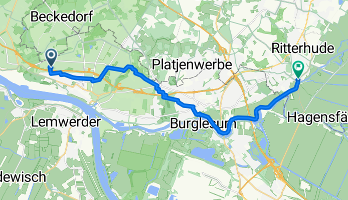 Grävenhorster Straße, Bremen nach Riesstraße, Ritterhude