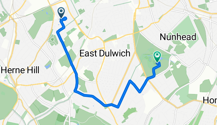 to Peckham Rye