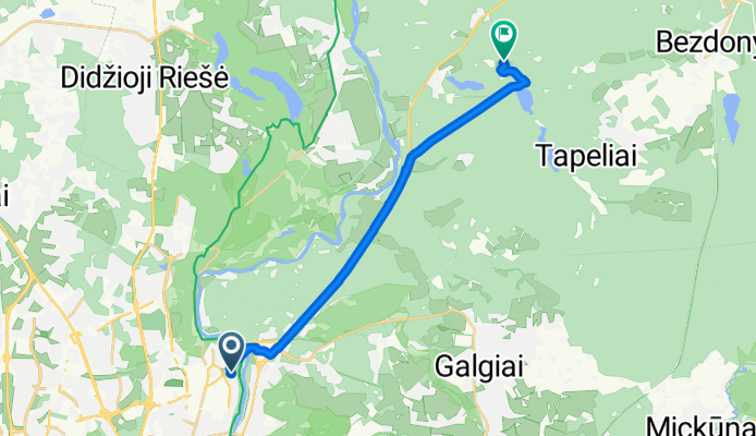 Žirmūnų g., Vilnius to Skarbelio Sodų 3-ioji g., Vilnius