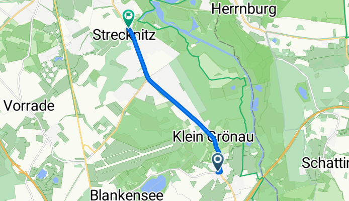 Am Hornstorfer Weg, Groß Grönau nach Peter-Monnik-Weg, Lübeck