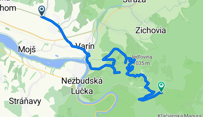 Cesta 583, Nededza až Nezbudská Lúčka