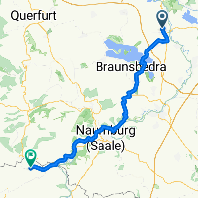 Ikarusstraße, Merseburg nach Schloßhof, Bad Sulza