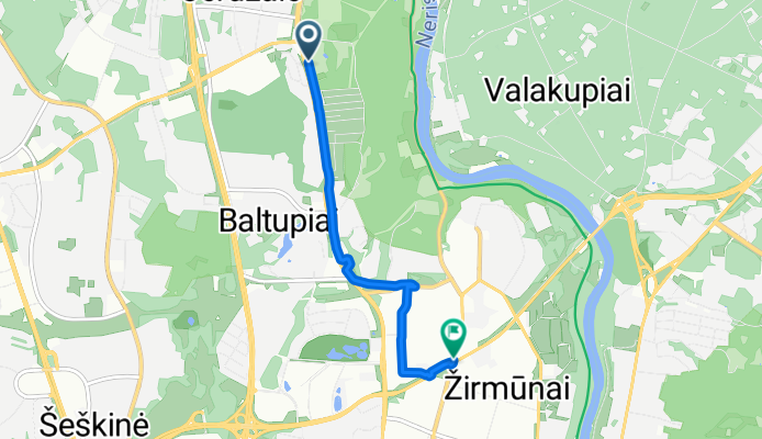Kalvarijų g., Vilnius to Verkių g., Vilnius
