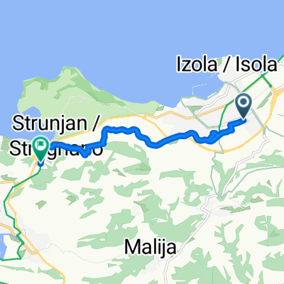 Ulica Zvonimira Miloša to Strunjan