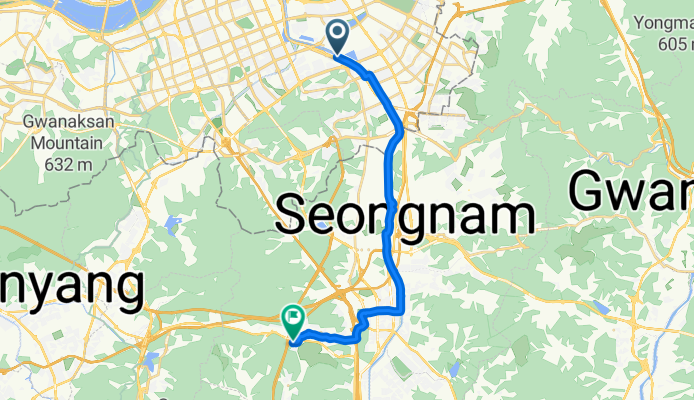 첫 야간라이딩 반포에서 집으로