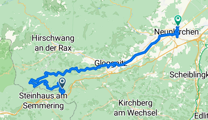 Bahnhofstraße, Semmering nach Bahnstraße, Neunkirchen