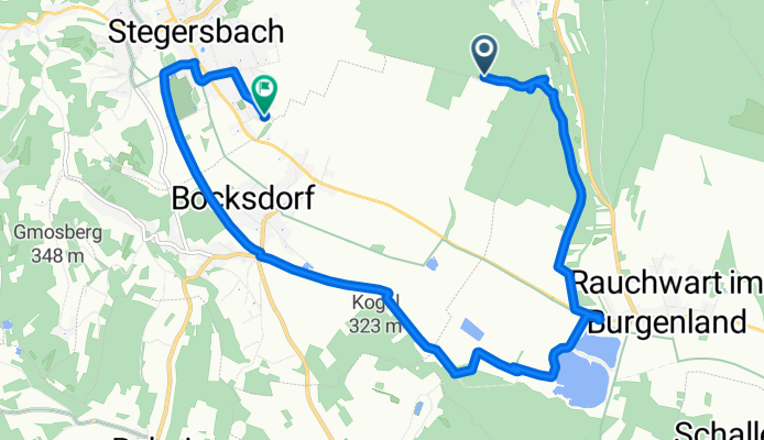 Stegersbach nach Hotterweg, Stegersbach