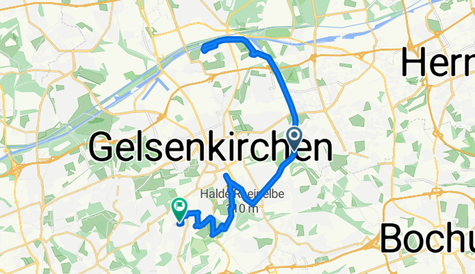 Erzbahnstraße, Gelsenkirchen nach Steinfurthhof, Gelsenkirchen